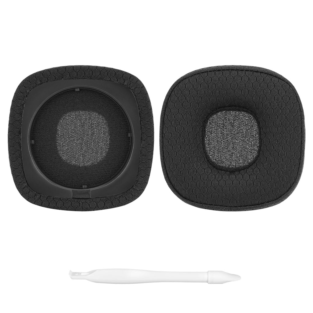 Linkidea Replacement Ear Pads for Marshall Major I/ II/ III/ IV/ V Headphones Ear Cushions (Mesh Fabric/ Black)