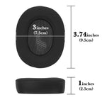 Linkidea Replacement Ear Pads Compatible with JBL Lifestyle E65 BTNC, Duet NC, Live 650 BTNC, Live 660 BTNC Headphones, Headset Earpads (Cooling-Gel / Black)