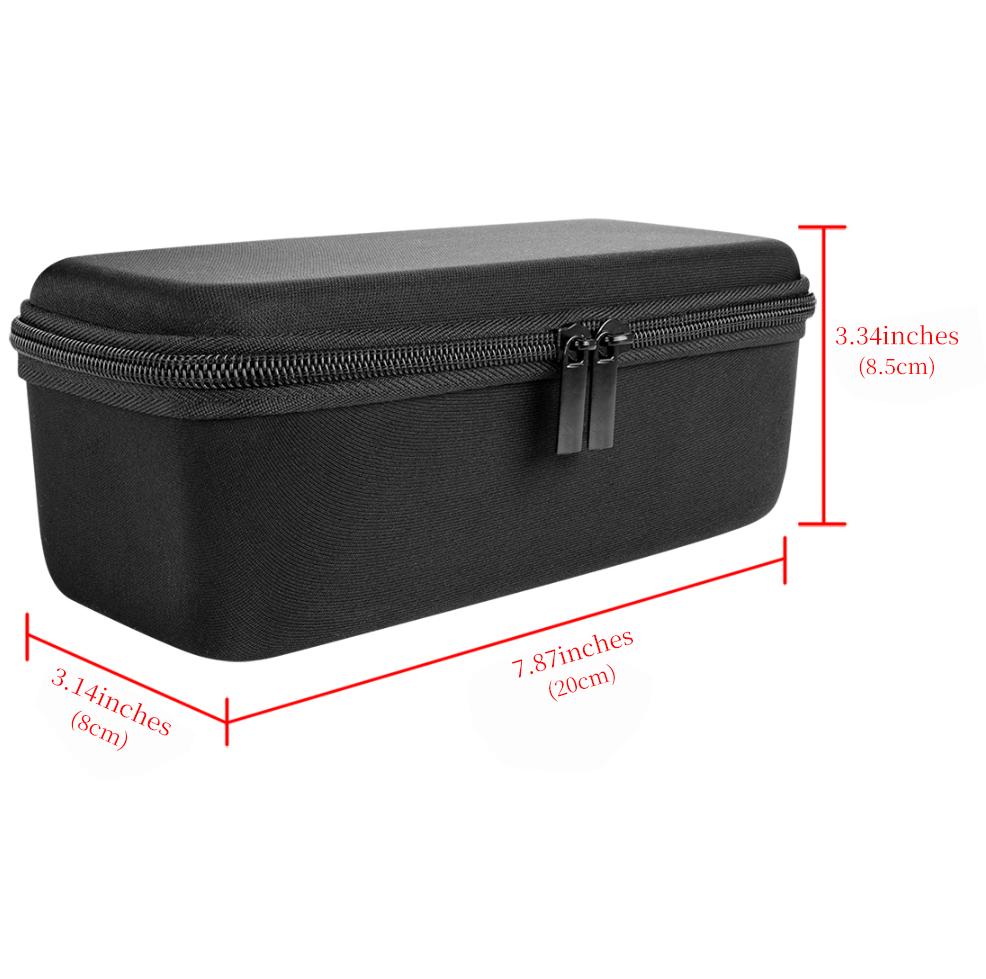 Linkidea Speaker Carrying Case Compatible with Bose SoundLink Mini 1 & 2 (I and II Gen) Case, Protective Hard Shell Travel Bag with Cable Charger Storage (Black)