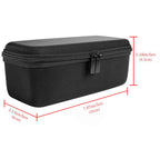 Linkidea Speaker Carrying Case Compatible with Bose SoundLink Mini 1 & 2 (I and II Gen) Case, Protective Hard Shell Travel Bag with Cable Charger Storage (Black)
