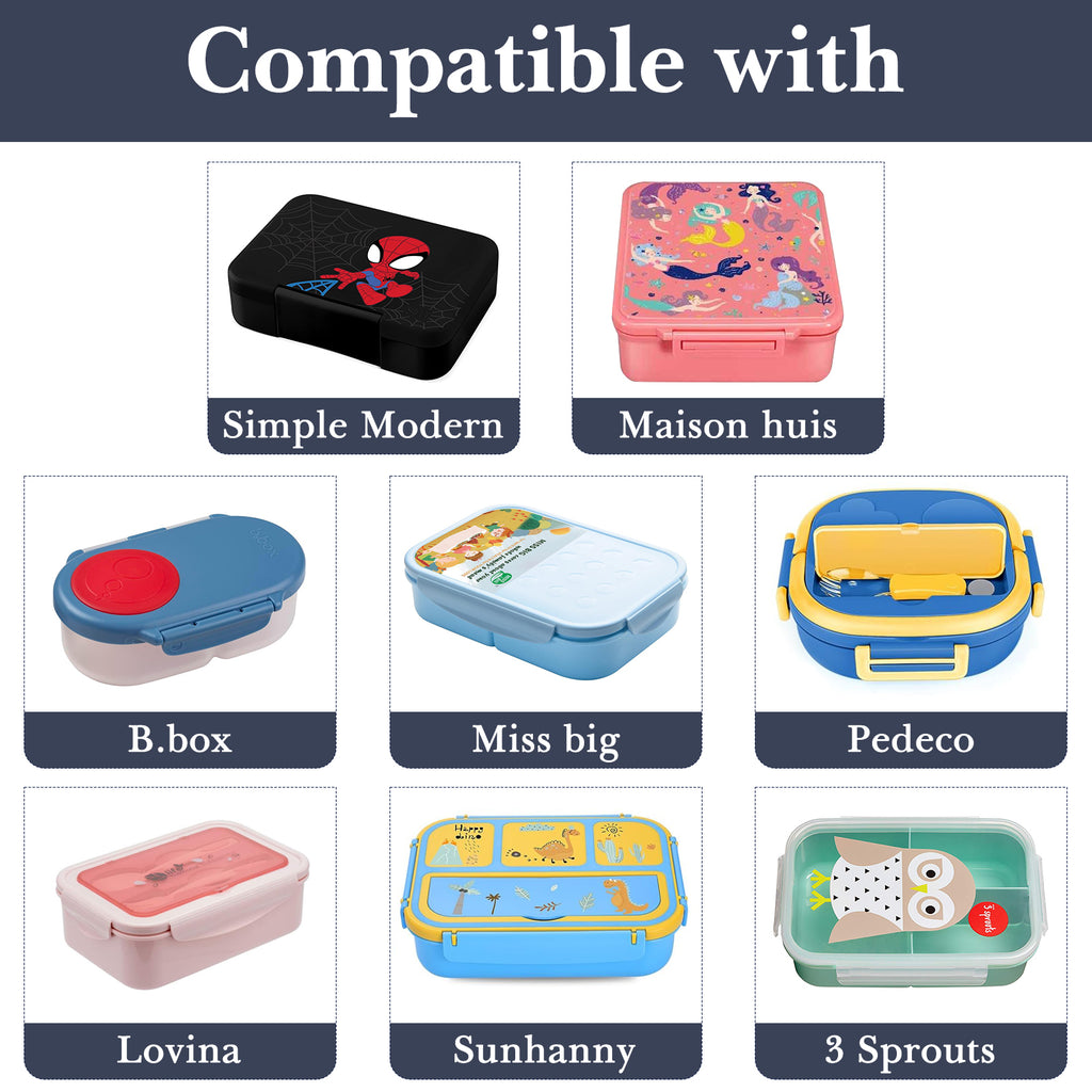 Linkidea Insulated Soccer Ball Lunch Tote Bag, Portable Thermal Carrying Case for Picnic & Camping, Reusable Lunch Container Compatible with B.box, Sunhanny, QQKO, Pedeco, Xgxn