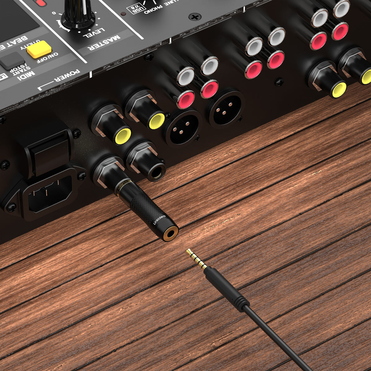 Linkidea 4.4mm Balanced Male to 2.5mm Balanced Headphone Audio Adapter Compatible with Sony NW-ZX507/ ZX300A/ WM1Z, DMP-Z1, TA-ZH1ES, HIFIMAN, R2R2000, FIO M11, Lotoo PAW6000 Audio Player