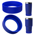 Linkidea 2 Pack Water Bottle Boot Compatible with YETI Tumbler 20oz/30oz, Travel Mug 20oz/30oz, Silicone Anti-Slip Waterbottle Bottom Sleeve Cover Protector (Deepsea Blue)