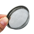 Linkidea 4 Pack 2.4" Metal Mesh Screen Holder with Clips, Heat-Resistant Ash Guard Filter for Aromatherapy Incense Burners, Airflow-Preserving Protective Cover (Silver)