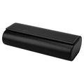 Linkidea Oversized Sunglasses Case, Large Frame Glasses Case for Sunglass, Eyeglasses Travel Bag Compatible with Rayban Double Bridge Round/Drifter Square/Aviator Titanium (Black)
