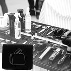 Linkidea 4 Pack Razor Blade Disposal Container, Safety Razor Blade Bank, Safe Razor Metal Disposal Case for Storing Used Wasted Blades (Black)