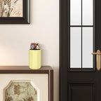 Sunglasses Desk Holder Stand Compatible with Extra Large Glasses, Yellow Silicone Eyeglasses Display Storage Organizer with Plush Lined