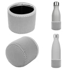 Linkidea 2 Pack Water Bottle Boot Compatible with 9oz/12oz/17oz Swel ORIGINAL, BJPKPK, MIRA Cascade Cola Shaped Bottles, Neoprene Bottle Bottom Bumper Protector (Grey)