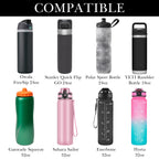 Linkidea Water Bottle Carrier with Fence Hook Compatible with Gatorade Plastic Squeeze 32oz, YETI Rambler 18oz, Sport Waterbottle Sling Bag Holder with Shoulder Strap for Baseball, Tennis