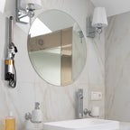 Linkidea 2 Pack Curling Iron Holder Wall Mount for Devices Diameter Under 1.38" (3.5CM), Hair Styling Tool Storage Organizer, Hair Dressing Rack Stand for Flat Irons, Straightener