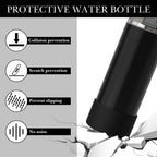 Linkidea 2 Pack Water Bottle Boot Compatible with THERMOS ICON SERIES 24oz, Silicone Waterbottle Bottom Bumper Protector (Black)