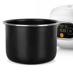 Linkidea 1.2L Rice Cooker Aluminum Inner Pot Compatible with COMFEE' CRD12L1B1BPW, Dishwasher Safe, Small 2 Cups Uncooked Replacement Pot Liner