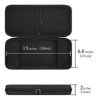 Linkidea Hard Travel Case for TKL Keyboard, Computer 87 Key Keyboard Carrying Case Protective Storage Box Bag, Compatible with Razer Huntsman V2 TKL Tenkeyless Keyboard