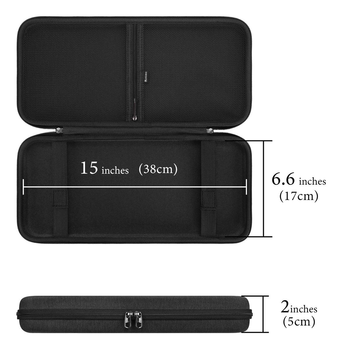 Linkidea Hard Travel Case for TKL Keyboard, Computer 87 Key Keyboard Carrying Case Protective Storage Box Bag, Compatible with Razer Huntsman V2 TKL Tenkeyless Keyboard