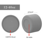 Linkidea 2 Pack Water Bottle Boot Compatible with Stanley Quencher H2.0 20oz/30oz/40oz, IceFlow Flip 20oz/30oz, Silicone Water Bottle Bottom Sleeve Cover Bumper Protector (Gray)
