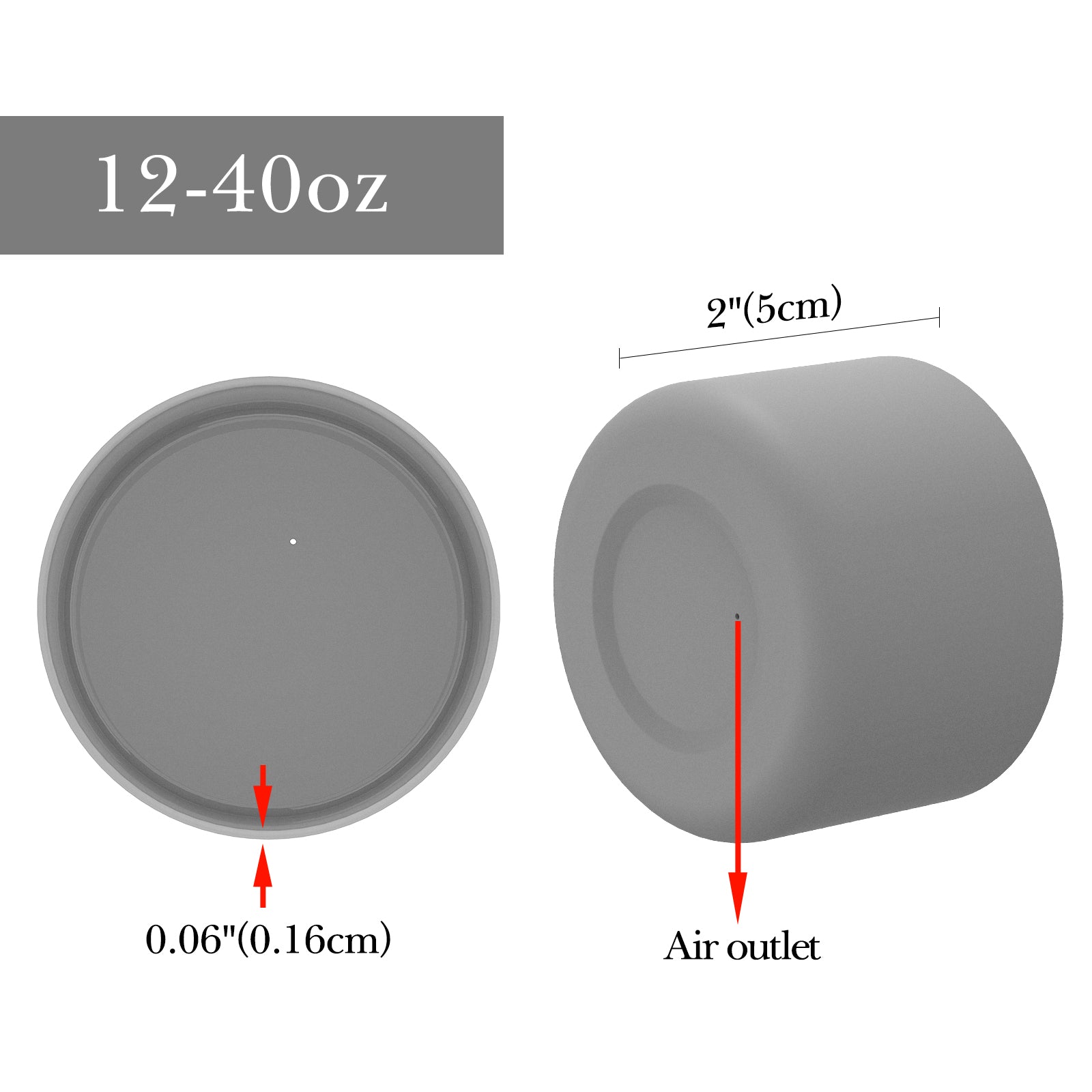 Linkidea 2 Pack Water Bottle Boot Compatible with Stanley Quencher H2.0 20oz/30oz/40oz, IceFlow Flip 20oz/30oz, Silicone Water Bottle Bottom Sleeve Cover Bumper Protector (Gray)