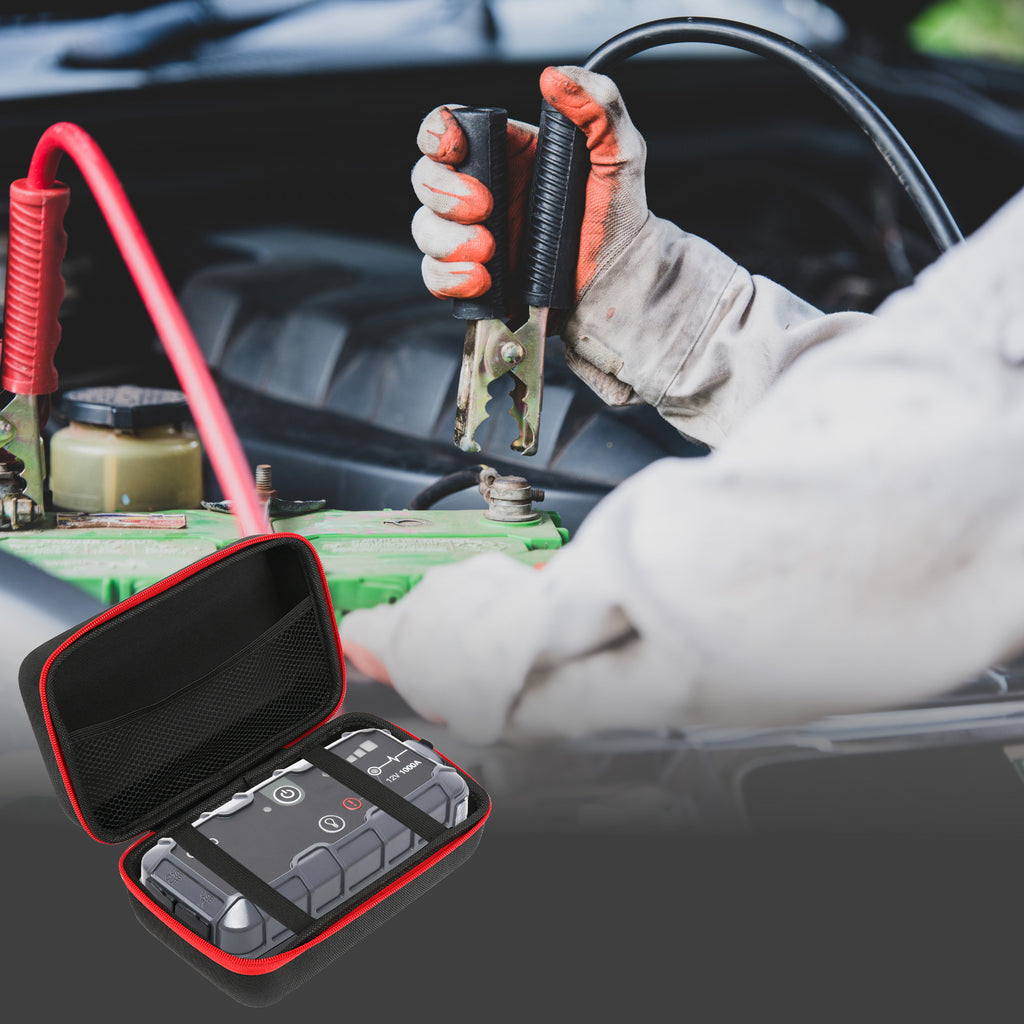 Linkidea Car Jump Starter Hard Storage Case, Travel Protection Bag, Compatible with NOCO GB40 1000A, X GBX45 1250A 12V, XL GB50 1500A, Sport GB20 500A Jump Starter