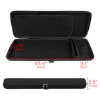 Linkidea Hard Travel Case for Compact 75% Keyboard and Mouse Case, Computer 84 Key Wireless/Wired Keyboard Carrying Protective Storage Box Bag, Compatible with ASUS ROG Azoth 75%