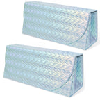 Extra Large Sunglasses Case, 2 Pack Oversized Eyewear Soft Bag Storage Organizer Compatible with DIOR Diorbay S1U Prada PR 59WS PR 63XS RB4401D RBS0101S RB8097 RB8089 RB4098 (XXL, Blue)