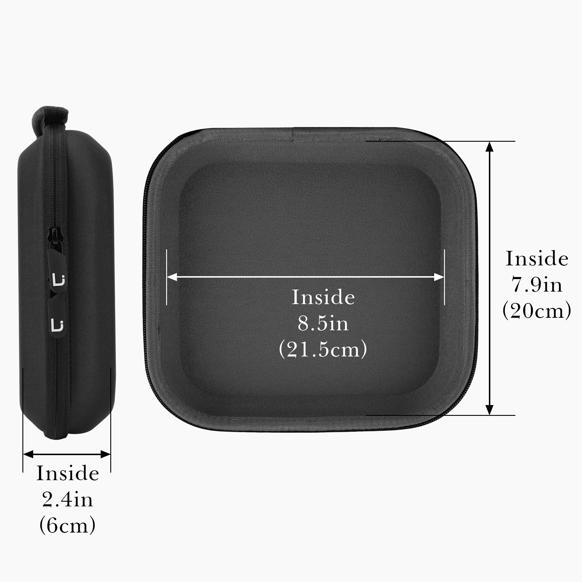 Linkidea Headphones Carrying Case Compatible with Skullcandy Crusher ANC 2, JBL Live 650BTNC, Denon AH-GC25W and More, Replacement Protective Hard Shell Travel Bag (Dark Grey)