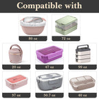 Linkidea Large Capacity Insulated Lunch Bag, Fashionable Lunch Tote Bag for Women, Leak Proof Insulated Lunch Box Bag with Hand Strap Compatible with Bentoheaven, Iteryn, Lovina (Black)