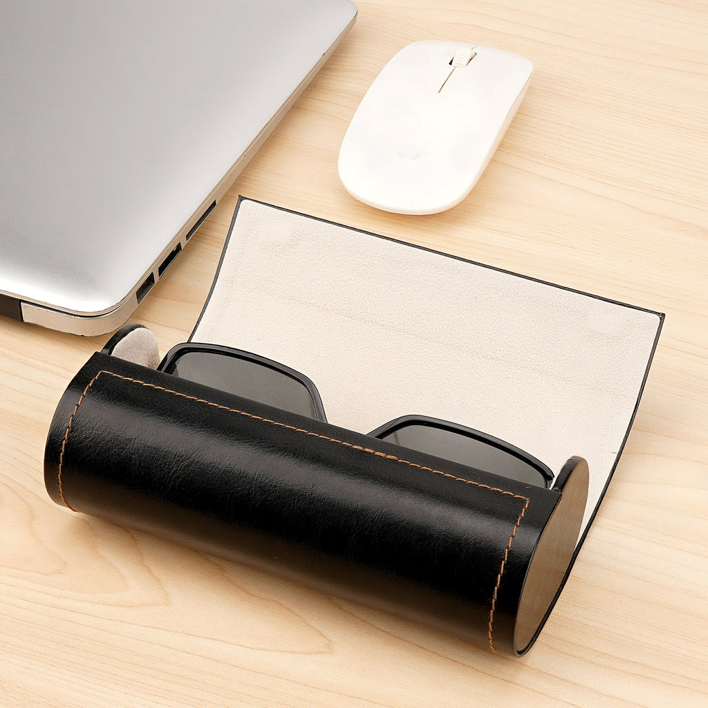 Extra Large Hard Shell Sunglasses Case, Oversized Sun Glasses Storage Organizer Compatible with RayBan RB2197 RB0360S RB4420 Persol PO3302S PO3019S PO3341S (XL / Black)