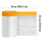 Self-Adhesive Cat Litter Box Liners, Cut-to-Fit Disposable Kitty Litter Pan Liner Sheets, Leak-Resistant Plastic Litter Tray Protector for Custom-Size Cat Boxes