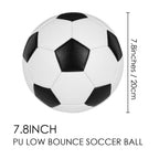 Size 4 Training Futsal Ball, Low Bounce Indoor Soccer Ball (Classic)