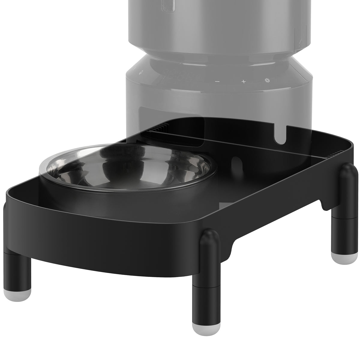 Automatic Cat Feeder Riser Stand Compatible with Petlibro PLAF005/PLAF008/PLAF103/PLAF105/PLAF203-SB, Elevated Feeding Base for Cats, 2.4in & 3.9in Height Options, Neck-Friendly