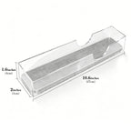Linkidea Acrylic Electric Toothbrush Holder with Diatomite Drying Stone, Bathroom Drawer Organizer with Drainage Hole, Compatible with Philips Sonicare, Oral-B CrossAction (Transparent)