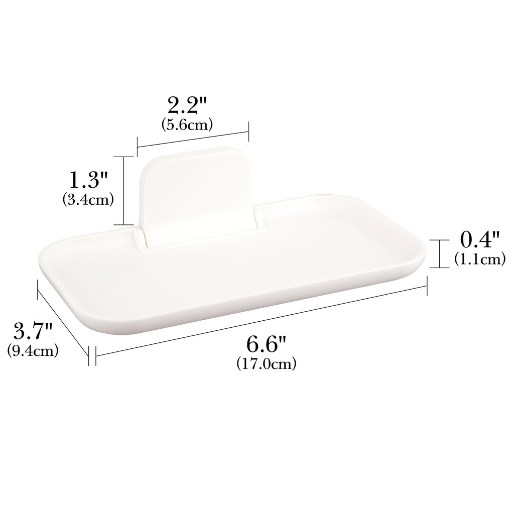Eyeglasses Holder Stand for Nightstand, Wall Mount Reading Glasses Storage for Bedroom Bathroom Study