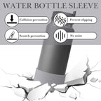 Linkidea 2 Pack Water Bottle Boot Compatible with YETI Rambler Bottle 36oz, Silicone Anti-Slip Waterbottle Bottom Sleeve Cover Protector (Grey)