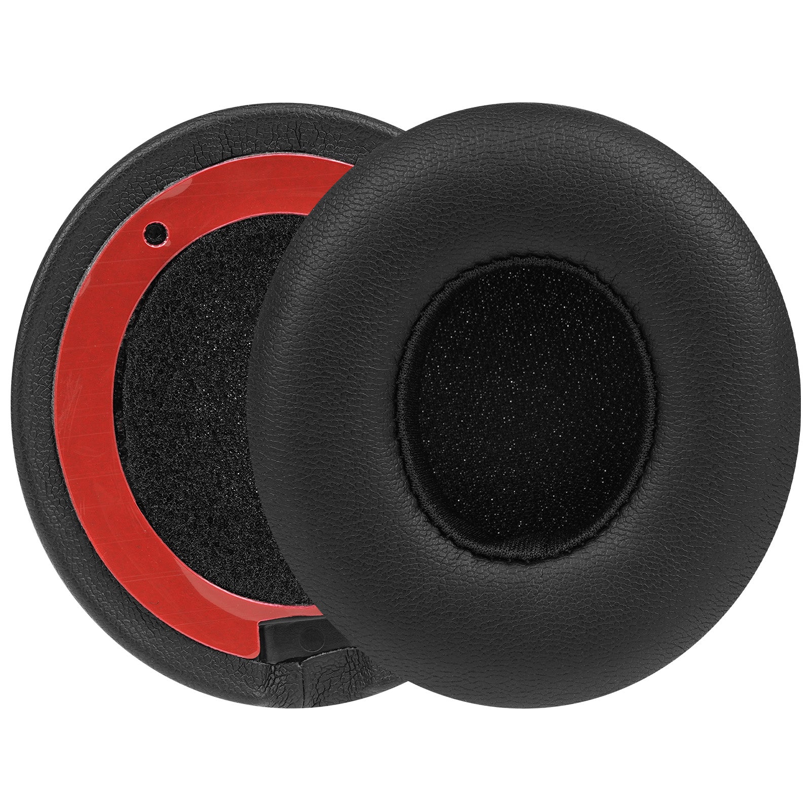 Linkidea Replacement Ear Pads for Beats Solo 4 Wireless On-Ear Headphones, Ear Cushions (Protein Leather / Black)