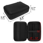 Linkidea Men's Groin & Body Trimmer Travel Case, Beard Grooming and Hair Clipper Storage Bag, Compatible with Philips Norelco Bodygroom Series 5000, BG7030/49, BG3740/40, MG7910/49 (Black)