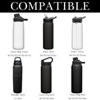 Linkidea 2 Pack Fence Hooks for Sport Water Bottle, Compatible with CamelBak Chute Mag Steel/Tritan 20/24/25/32/40/50oz, S Shaped Hook Hanger Magnetic Buckle for Outdoor Sports Camping