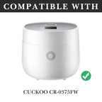 Linkidea Rice Cooker Aluminum Alloy Inner Pot Compatible with CUCKOO CR-0375FW, Dishwasher Safe, Replacement Bowl