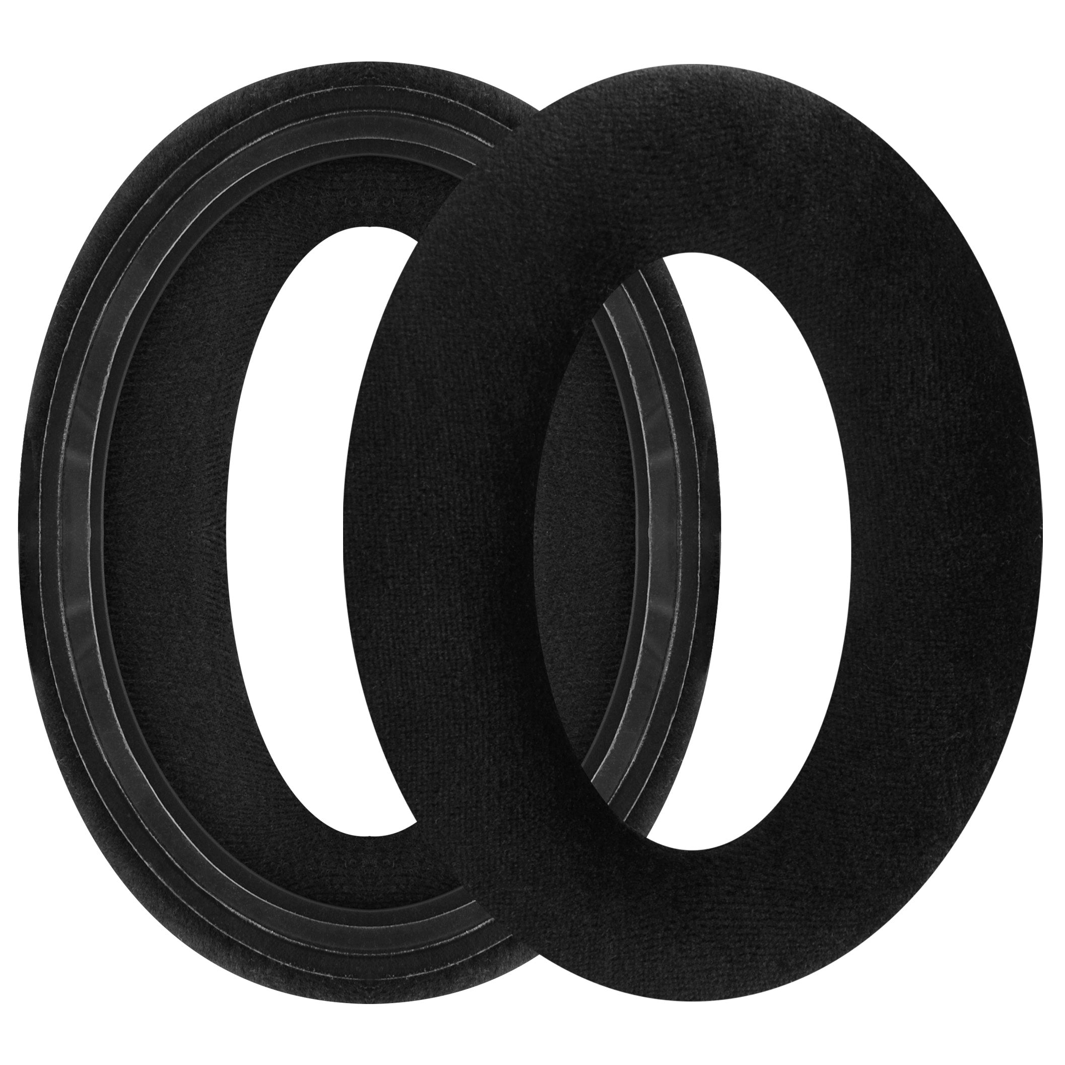 Linkidea Replacement Ear Pads for Sennheiser HD 515/518/555/595/598/598SE/560S/380/559/569/PC 350/PC 360/Game One/HMEC250 Headphones Ear Cushions (Velour/Black)