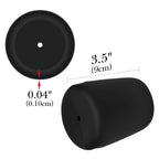 Linkidea 2 Pack Water Bottle Boot Compatible with Cirkul Plastic/Stainless Steel Bottle 22oz Series , Silicone Anti-Slip Bottle Bottom Sleeve Bumper Protector (Black)