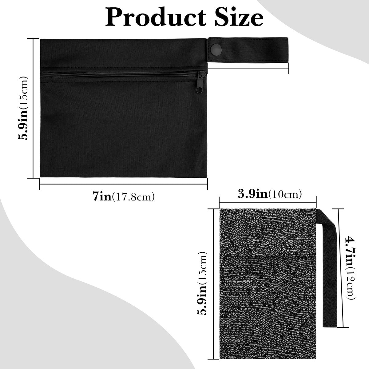 Linkidea Travel 4 Pack Soap Bar Bag with Foaming Nets, Waterproof Soap Saver Pouch, Quick Dry Exfoliating Soap Case for Travel, Camping, Gym, Shower Storage Organizer (Black)