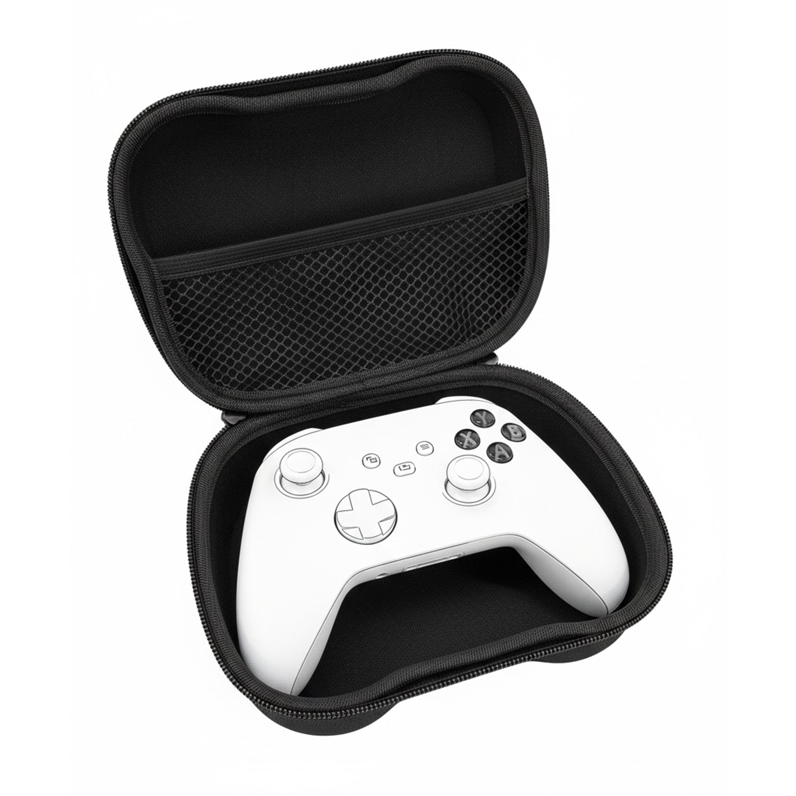 Linkidea Hard Controller Case Compatible with Steam Controller, Xbox Series X/S, Xbox One, Sony PS5/4, Nintendo Switch Pro Controller, Gaming Accessories Storage Carrying Bag (Black)