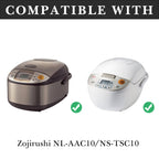 Linkidea Rice Cooker Aluminum Alloy Inner Pot Compatible with Zojirushi NL-AAC10,NS-TSC10, Dishwasher Safe, Replacement Bowl