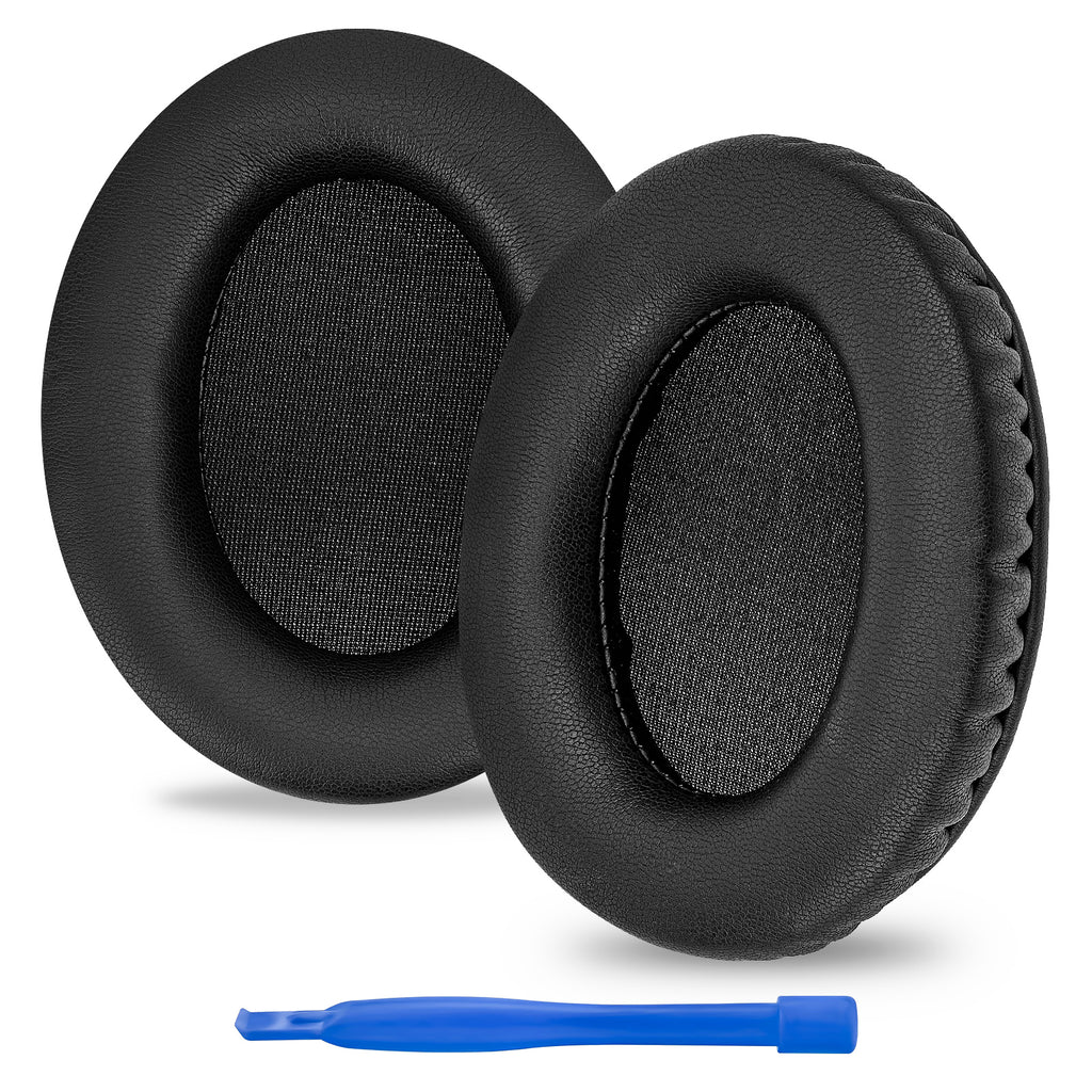Replacement Ear Pads for HyperX Cloud II/Cloud III/Mix/Alpha/Cloud Flight/Stinger 2 Headphones, Headset Earpads (Protein Leather / Black)