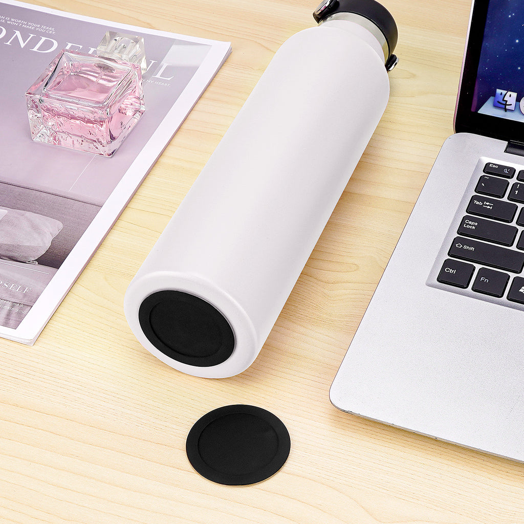 Linkidea 6 Pack Water Bottle Bottom Pad Compatible with Hydro Flask Wide/Standard Mouth 12/14/16/18/20/21/24oz, Silicone Anti-Slip Waterbottle Base Silencer Protector