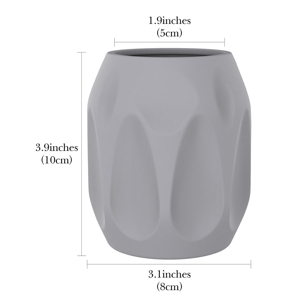 Eyeglasses Holder Stand for Nightstand, Grey Soft Silicone Reading Glasses Storage for Office Desk Organizer