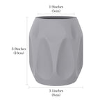 Eyeglasses Holder Stand for Nightstand, Grey Soft Silicone Reading Glasses Storage for Office Desk Organizer