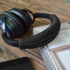 Linkidea Headband Protector Compatible with Bose QuietComfort QC45/QC35/QC25/QC15 Headphones, Replacement Headband Cover, Flex Fabric Head Pad Easy DIY Installation (Black)
