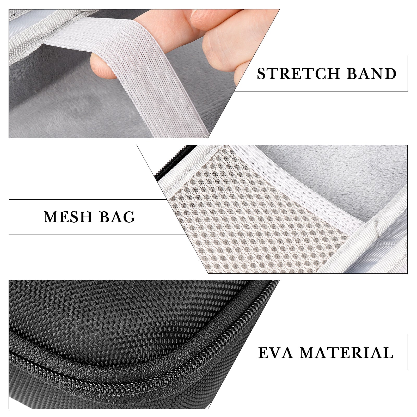 Linkidea Hard Shell Travel Case for Philips Norelco Shavers 2400, 3600 Series, Electric Razor Organizer & Protector, Men's Shaving Accessories Holder (Black)