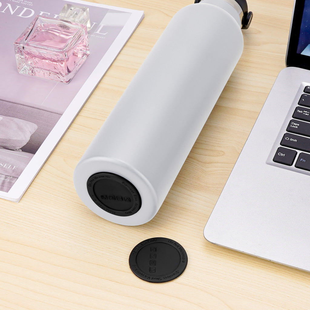 Linkidea 6 Pack Water Bottle Bottom Pad Compatible with IRON °FLASK Wide Mouth 14oz/18oz/22oz, Silicone Waterbottle Bottom Silencer, Protective Anti-Slip Rubber Bottom Protector