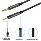 Linkidea Audio Cable for HD620S HD599 HD598SR HD579 HD569 HD560S HD559 HD558 HD550 HD505 HD400 PRO Headphones, 2.5mm to 3.5mm Replacement Aux Cord (5.6ft / 1.7m)