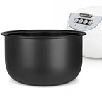 Linkidea Rice Cooker Aluminum Alloy Inner Pot Compatible with Tiger JBV-A10U, JBV-S10U Dishwasher Safe, Replacement Bowl